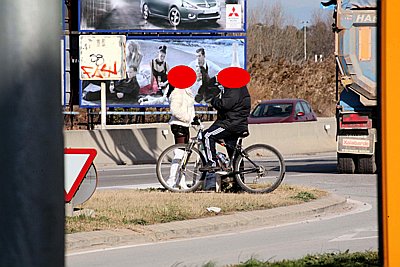 Prostituta a l'autovia de Castelldefels (Gener de 2007)